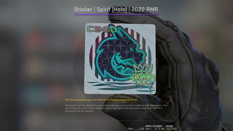 Beli Item Ready Trade Sticker Spirit Holo 2020 Rmr Counter Strike