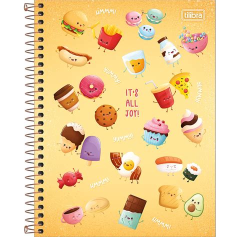 CADERNO COLEGIAL 10M TASTE 160F TILIBRA Grafitte Papelaria Grafitte