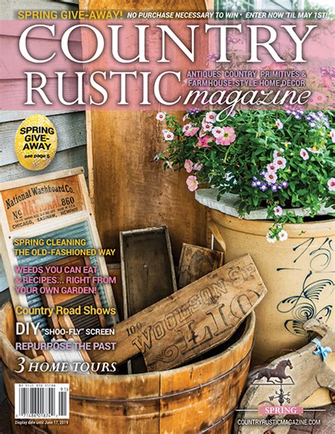 Spring 2019 Back Issue Country Rustic Magazine