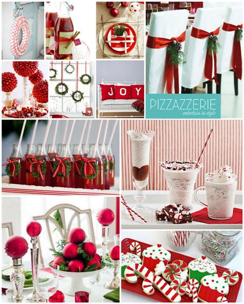 Peppermint Christmas Red And White Party Ideas Party Ideas Party Printables Blog