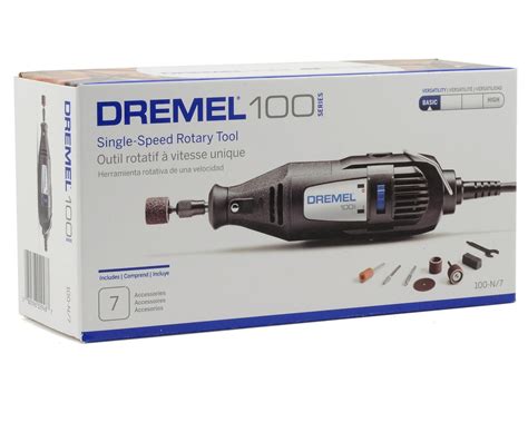 Dremel 100 Series Single Speed Rotary Tool Kit W7 Accessories