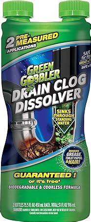 Amazon Green Gobbler Drain Clog Dissolver Drain Opener Cleaner