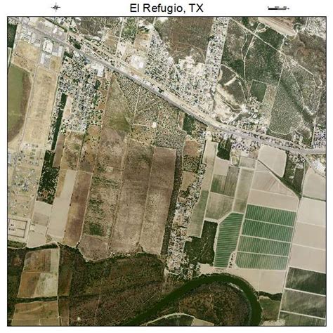 Aerial Photography Map of El Refugio, TX Texas