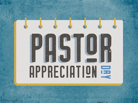 Pastor Appreciation Sunday - Faithlife Sermons