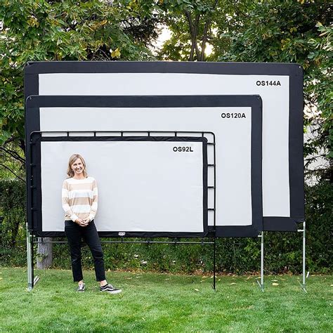 Devos Outdoor OEG Screens 144" Outdoor Projector Screen Silver OS144A ...