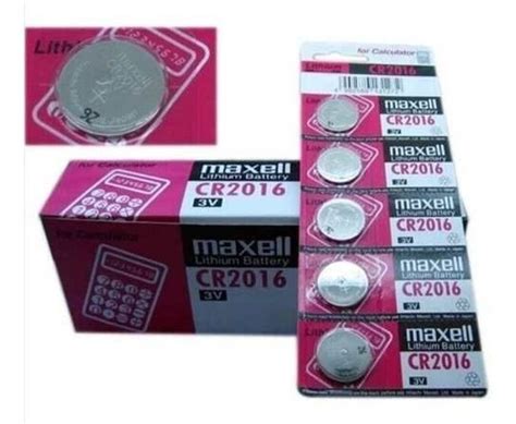 Pack De 5 Pilas Tipo Boton Maxell Cr2016 Cr2032 Cr2025 3v Mercado Libre