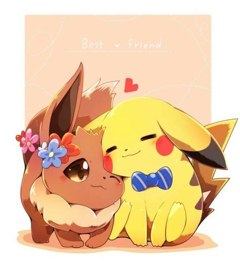 Cuties Cute Pokemon Wallpaper Pikachu Eevee Cute