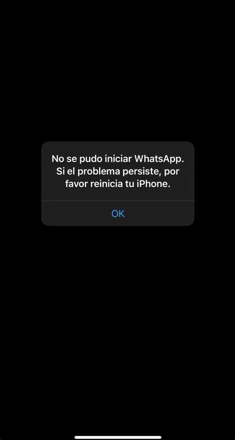 No Puedo Iniciar Whatsapp Despu S De R Comunidad De Apple