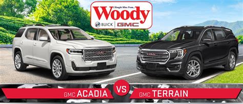 2020 Gmc Acadia Vs Gmc Terrain Suv Comparison