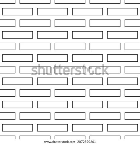 Seamless Brickwall Pattern Bricks Cladding Wall Stock Vector Royalty Free 2072390261