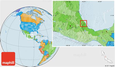 Political Location Map of Tenochtitlan