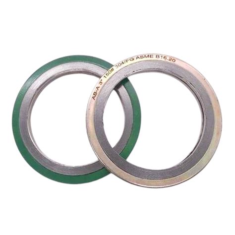 316L Stainless Steel Spiral Wound Gasket With Outer Ring And Inner Ring