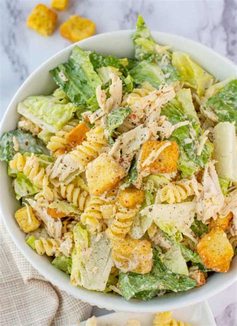 Chicken Caesar Pasta Salad Tornadough Alli