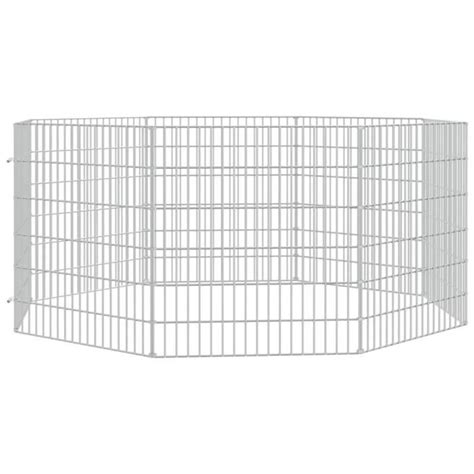 Atyhao Cage Lapin Panneaux X Cm Fer Galvanis Cdiscount