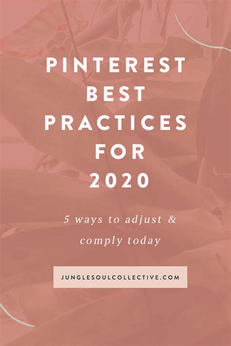 Pinterest Best Practices For 2020 5 Ways To Use Pinterest For Business Artofit