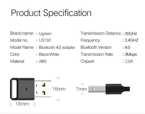 Usb Phát Bluetooth Cho Laptop Và Pc Cao Cấp Ugreen Us192 Đại Phú Gia