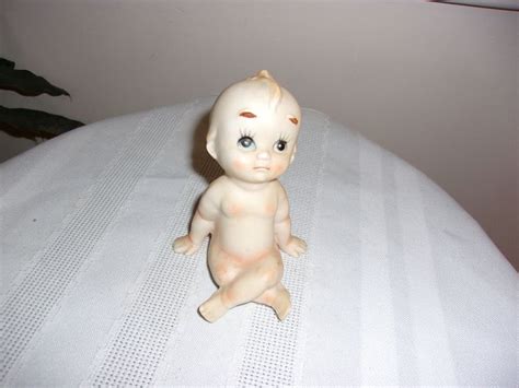 Vintage Lefton Porcelain Bisque Kewpie Doll Figurine Etsy Kewpie Dolls Kewpie Bisque Porcelain