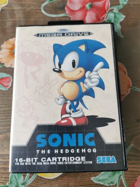 Sonic The Hedgehog Console Sega Mega Drive Pal Eur