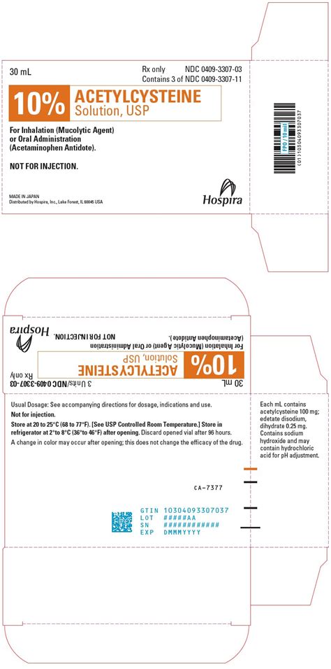 Acetylcysteine Solution FDA Prescribing Information Side Effects And