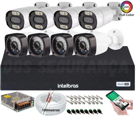 Kit Seguranca 4 Cameras Intelbras Pontofrio