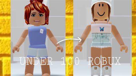 How To Make A Super Cute Avatar On Roblox Under Robux Youtube