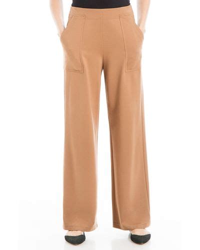 Natural Max Studio Pants For Women Lyst