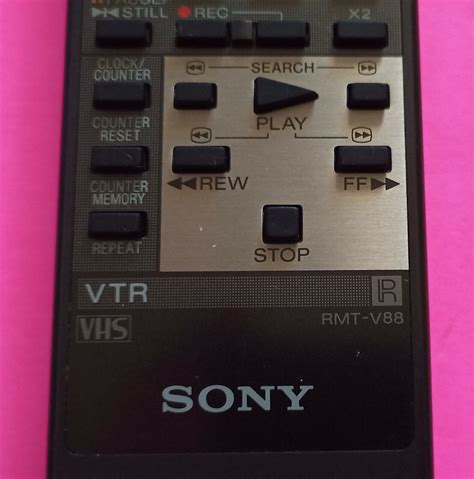 Genuine Sony VTR RMT V88 VHS ANT TV VCR Remote Control With Batteries