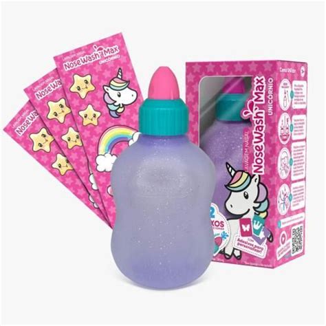 Garrafinha Nosewash Lavagem Nasal Infantil Adulto Max Ml Em