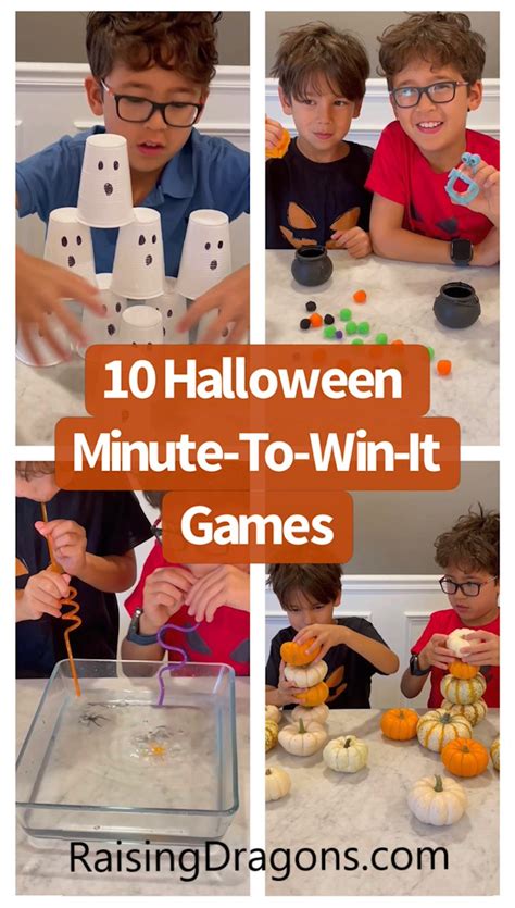 10 Halloween Minute To Win It Games ⋆ Raising Dragons