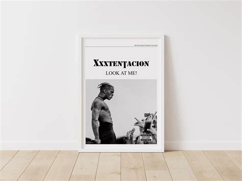 Xxxtentacion Look at Me Album Cover Posters, Xxxtentacion Print, Rapper ...