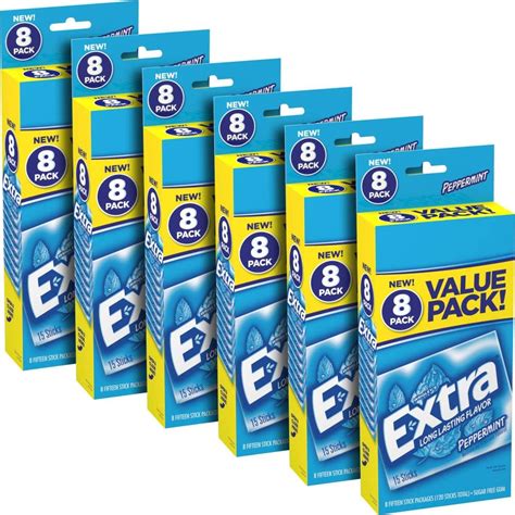 Extra Mint Chocolate Chip Sugar Free Chewing Gum 15