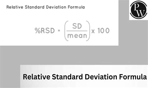 Relative Standard Deviation Formula Definition Examples