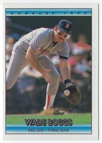 Donruss Wade Boggs Boston Red Sox Ebay