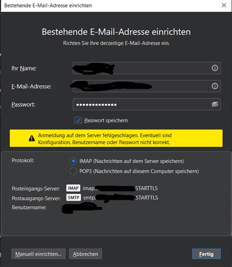 Probleme Beim Einrichten Einer Roundcube E Mail Adresse Allgemeines