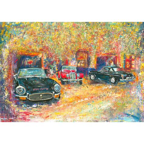 Vintage Car Painting