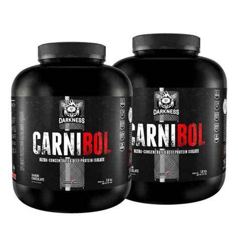 Kit Carnibol Isolado Prote Na Carne Kg Choco Darkness