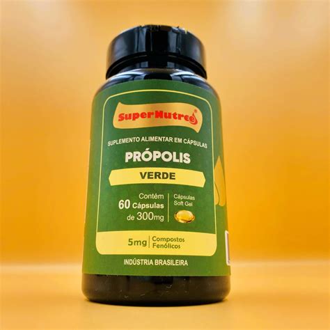 Extrato de Própolis verde em cápsulas 300mg SuperNutree SuperNutre