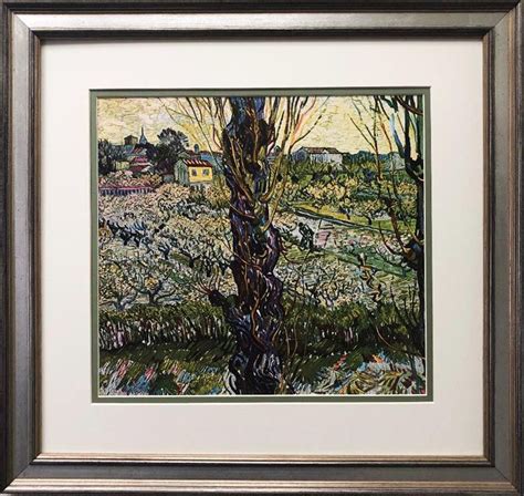 Vincent Van Gogh View Of Arles Flowering Orchards Framed Art