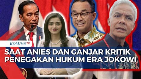 Kritikan Penegakan Hukum Era Jokowi Ganjar Nilai Jeblok Anies Soal UU