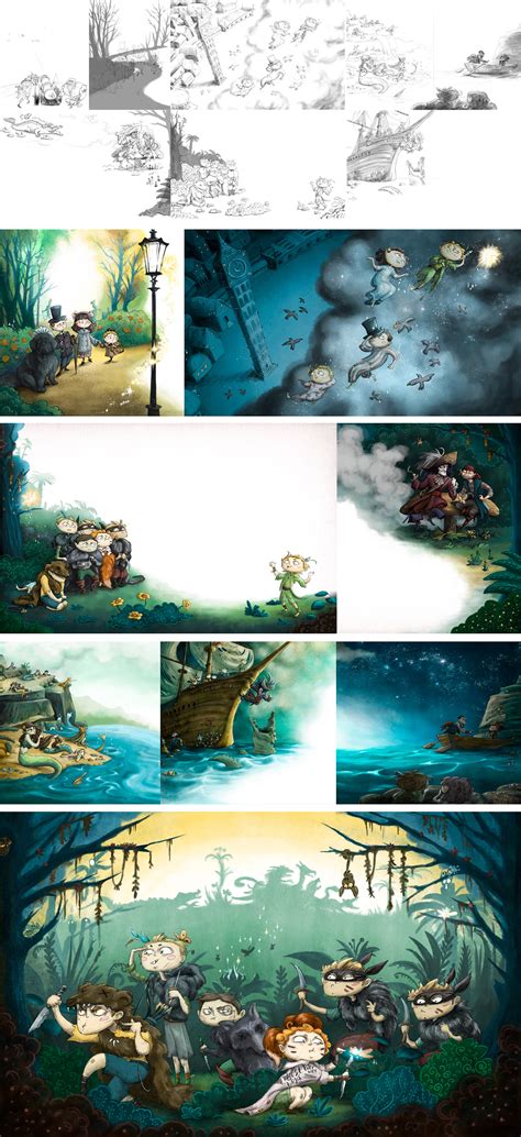 Peter Pan (Children Book Illustrations) :: Behance