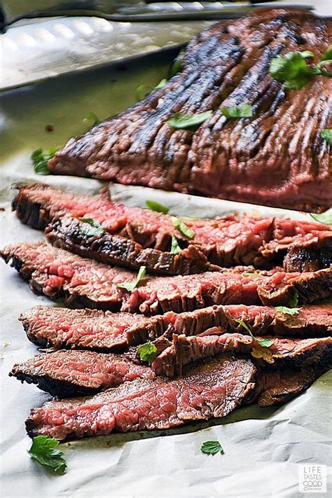 Marinated In The Best Flank Steak Marinade Ever My Recipe For Cast Iron Flank Steak Is Delicio