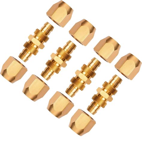 Pronese 4 Pack Soild Brass Hpt Air Reusable Hose Splicer Repair Kitair