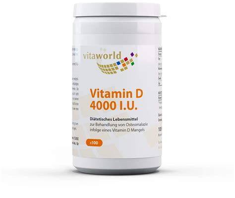 Vitamin D 3 4000 I E 100 Kapseln Kaufen Volksversand Versandapotheke