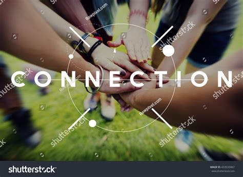 Connection Connect Social Networking Interconnection Concept Stock