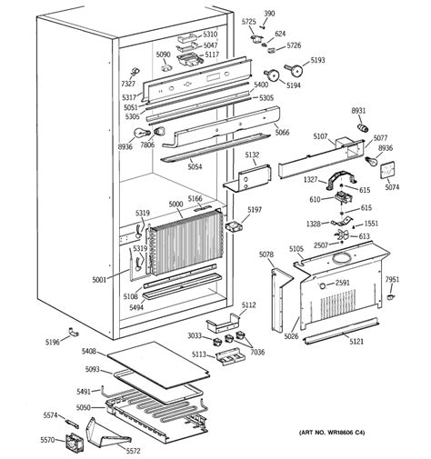 Ge Monogram Built In Refrigerator Parts Diagram