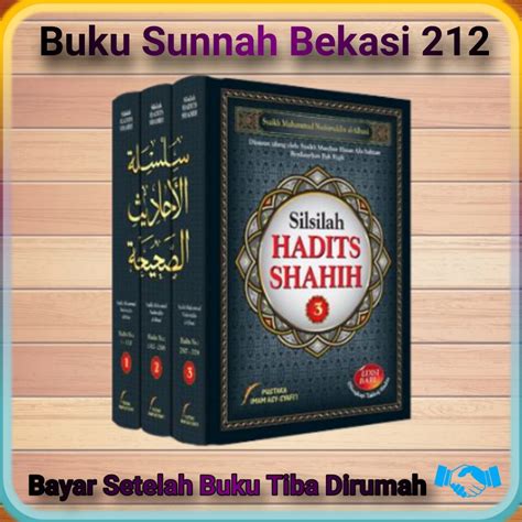 1Set 3Buku Silsilah Hadits Shahih Bonus BOX Pustaka Imam Asy