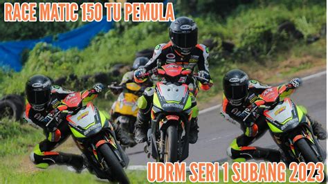 Race Matic Tu Open Roadrace Udrm Subang Youtube