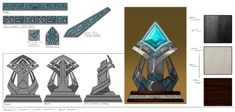 Artstation Paladins 2017 World Invitational Trophy Concept