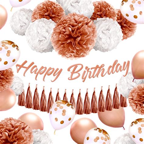 Buy Epiqueone Piece Rose Gold Birthday Kit Includes Happy Birthday