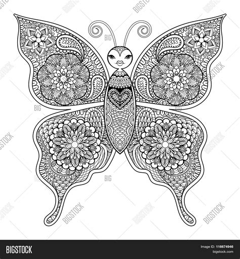 Zentangle Vector Vector And Photo Free Trial Bigstock